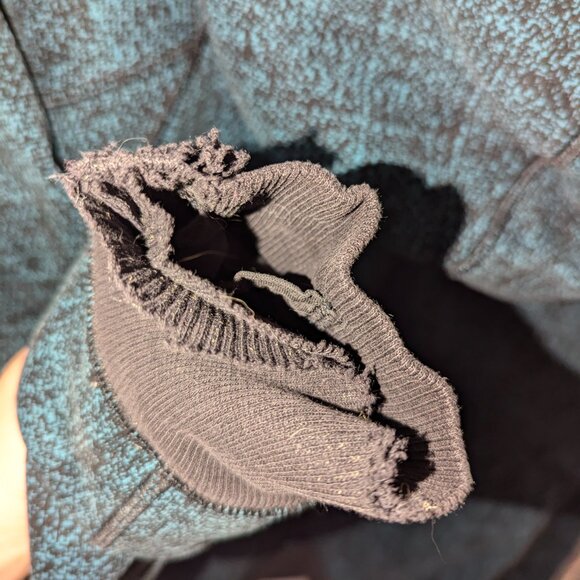 Lululemon Best Coast Hoodie - Trek Texture Blue Depth Black / Black - Sz XL - Picture 3 of 4